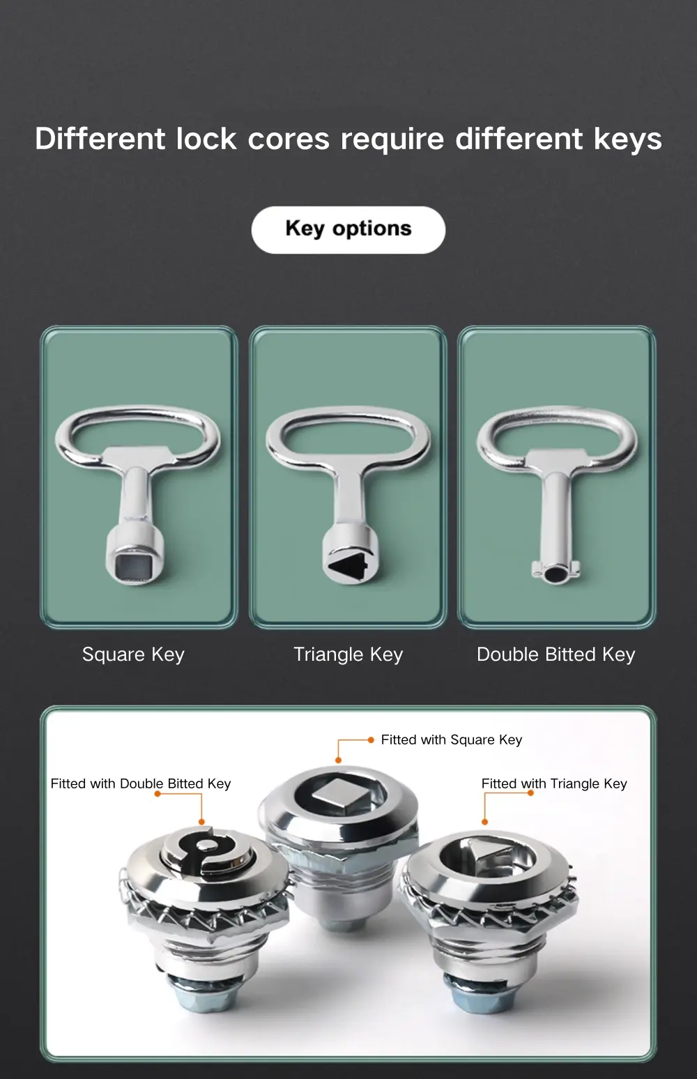 Aluminum Triangle Key